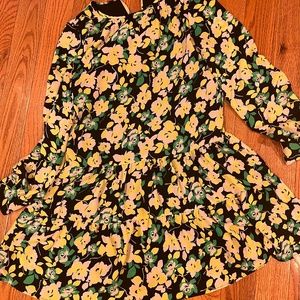 Long sleeve floral dress